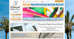 Desktop Screenshot of papeleriatecnicaelromeral.com